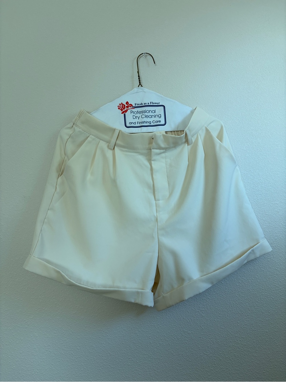 Cream Women's Blazer And Short Set - Picture 3 of 4